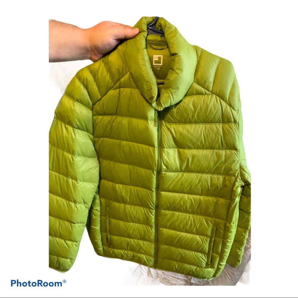 JCP Lime Green Puffer Jacket Women’s XL